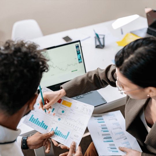 Kalyxion Core performance analytics illustration